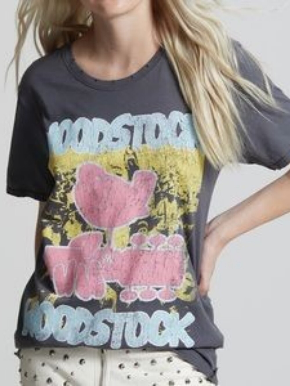 Recycled Karma. Woodstock Graphic Tee. Size Small.